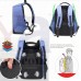 OkaeYa Areo Green Unisex Classic Lightweight Water-Resistant Campus School Rucksack Travel Backpack Bookbag Black Fits 14-Inch Laptop