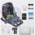 OkaeYa Areo Green Unisex Classic Lightweight Water-Resistant Campus School Rucksack Travel Backpack Bookbag Black Fits 14-Inch Laptop