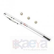 OkaeYa.com 5 in 1 Multipurpose Antenna Pen with Torch, Laser, Pointer, Magnet, and Pen - A Perfect Corporate Gift