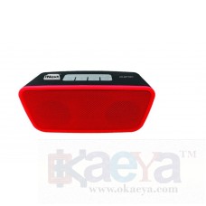 OkaeYa iNext Bluetooth Speaker(Red and Black, IN-501BT)