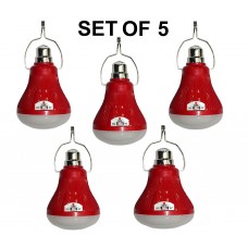 OkaeYa Rock Light RL84 Rechargeable 40 Watt LED Light AC/DC (Color May Vary) (Set OF 5) 