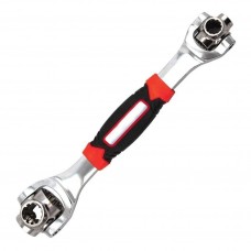 OkaeYa 48 in 1 Socket Wrench, Adjustable Multi-Function Universal Works with Multiple Spline Bolts