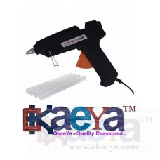 OkaeYa- 60 Watt Mega Professional Hot Glue Gun with 5 Pieces Small Glue Sticks Free(60W Gluegun)