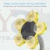 OkaeYa.com Mini Flower Shape Cellphone Holder Car & Mount Sucker Stand 360° Rotatable Multi-Angle Phone Metal Magic Suction Cup Mobile Holder Compatible with Universal Smartphone