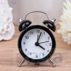 OkaeYa.com Mini Alarm Clock. Travel Alarm Clock Battery Operated. Best for Kids & Students. Loud Alarm Clock. for Home, Office, Decor, Showpiece Item. (2 Inch)