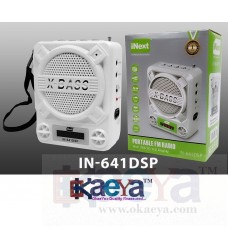 OkaeYa- IN-641DSP Portable Rechargeable FM Radio USB/SD Player With Digital Display