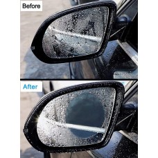 OkaeYa.com Set of 2 Car Rear-View Mirror Film Anti-Fog Membrane Waterproof | Rainproof | Car Mirror | Window | Protective | Dimming Film Car-Styling