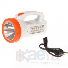 OkaeYa 4W LED Solar Re-Chargeable Torch of 12 Bright SMD