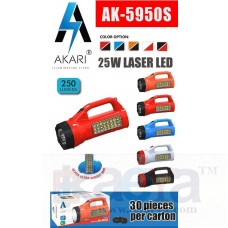 OkaeYa Akari Ak-5950S 25W Laser Led Rechargeable Torch