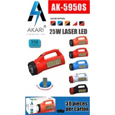 OkaeYa Akari Ak-5950S 25W Laser Led Rechargeable Torch