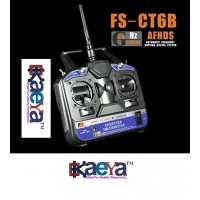 OkaeYa CT6B FlySky 2.4Ghz 6CH Transmitter w/FS-R6B Receiver Mode 2