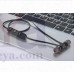 OkaeYa Metal Magnet Wireless Bluetooth Headset for iPhone Samsung (Black)
