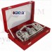 OkaeYa Silver Finish Laxmi Ganesh Sarswati God Idol With Beautiful Velvet Box