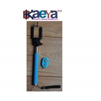 OkaeYa-Portrait Selfie Stick + Wireless Bluetooth Remote Control 