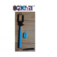 OkaeYa-Portrait Selfie Stick + Wireless Bluetooth Remote Control 