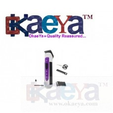 OkaeYa-Q3791 Rechargeable Beard & Moustache Hair Clipper & Trimmer For Men -Colour May Vary