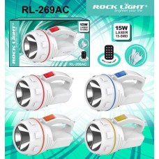 OkaeYa Rock Light RL-269AC 15 Watt Laser + 15 SMD Emergency Light with Heavy Battery Backup