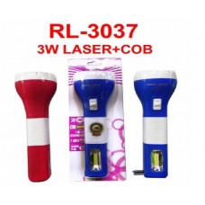 OkaeYa Rock Light RL-3037 3 Watt Laser+Cob Recharable Torch