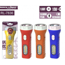 OkaeYa Rock Light RL-7836 10 Watt Recharable Torch Sliding Plug