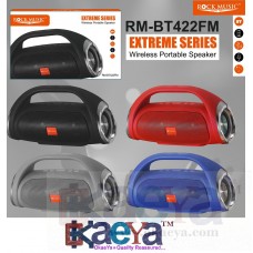 OkaeYa RM-BT422FM Extreme Series Wireless Portable bluetooth speaker (rock music)