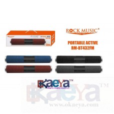 OkaeYa RM-BT 432FM Bluetooth Portable Active Rock Music Player