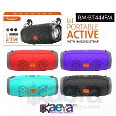 OkaeYa RM-BT 444FM Portable Active FM With Hanging Strap Music Player