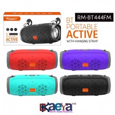 OkaeYa RM-BT 444FM Portable Active FM With Hanging Strap Music Player