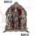 OkaeYa Silver Ram Darbar Hanuman Sita Laxman Statue Idol With Velvet Box 