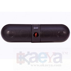 OkaeYa Set of 3.5Mm Earphone Splitter & Pill Smart Bluetooth Speakers (Assorted Colour)