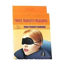 OkaeYa Tourists-Treasures-3In1-Travel-Set-Neck-Eye-Mask-Ear-Plug