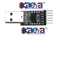 OkaeYa CP2102 USB 2.0 to TTL UARTModule 6Pin Black