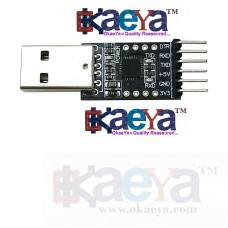 OkaeYa CP2102 USB 2.0 to TTL UARTModule 6Pin Black