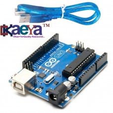 OKaeYa Arduino Uno R3 ATmega328P ATMEGA16U2 Compatible with USB Cable