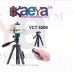 OkaeYa VCT-5208 Tripod With Bluetooth Remote Control Shutter For Mobile Phones, DSLR, and Sports Cameras