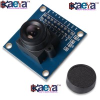 OkaeYa Ov7670 Vga Camera Module Lens Cmos 640X480 Sccb W/ I2C Interface Auto Exposure Control Display Active for Arduino