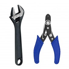 OkaeYa Adjustable Wrench (6 inch) and Wire Cutter