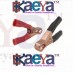 OkaeYa 2pcs 80mm Long Alligator Clips Battery Test Clamps 30A Black Red for Car
