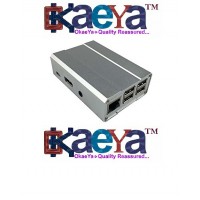OkaeYa Aluminum Case for Rspberry pi 3 Color: Black / silver