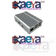 OkaeYa Aluminum Case for Rspberry pi 3 Color: Black / silver