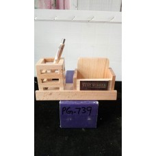 OkaeYa Multi-Functional Wooden Desk Organiser, Pen Stand/Pencil Stand, Stationery Stand for Office and Students Use