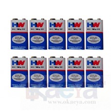 OkaeYa 9V Hi - Watt Battery (Pack of 10pc Battery)