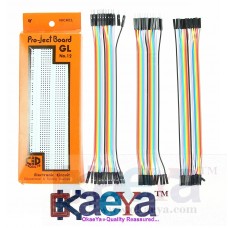 OkaeYa Breadboard + 60 Pieces Jumper Wires Set