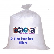 OkaeYa -0.5kg Premium A-Grade Bean Bag Filler (White)