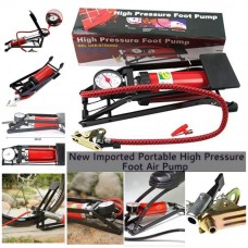 OkaeYa New Imported Portable High Pressure Foot Air Pump Heavy Compressor Cylinder Bike,Car,Cycles,& All Other Vehicles
