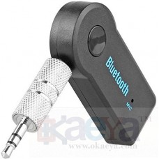 OkaeYa BT-Receiver Car Wireless Bluetooth Receiver Adapter 3.5mm Aux Audio Stereo Music Home Hands Free Car Kit Device