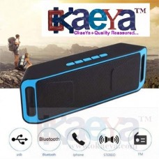 OkaeYa.com Multifunction Mini S-208 Wireless Portable Bluetooth Outdoor House Party, Travelling Speaker with Mic (Multicolour)