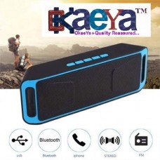 OkaeYa.com Multifunction Mini S-208 Wireless Portable Bluetooth Outdoor House Party, Travelling Speaker with Mic (Multicolour)