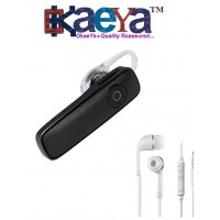 OkaeYa- Water F1S Compatible Certified Bluetooth Wireless Stereo Noise Cancellation V4.1 Headset & Headphones With Heavy Bass 