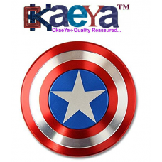 OkaeYa Creative 3D Captain America Fidget Hand Spinner Shield Toy EDC Focus ADHD For Kids