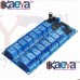 OkaeYa 12V 16 Channel Relay Module with Light Coupling LM2576 Power Supply